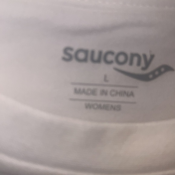 Saucony Large White New Cozy Sweatshirt - Picture 2 of 5